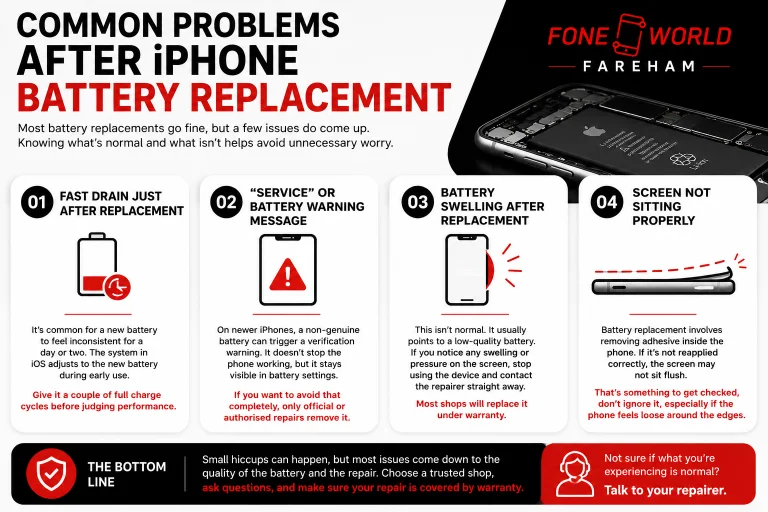 Common Problems After iPhone Battery Replacement